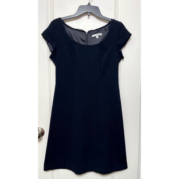 Cabi Scoop Neck Knee-Length Sheath Dress in Black Size 6 - Picture 3 of 8
